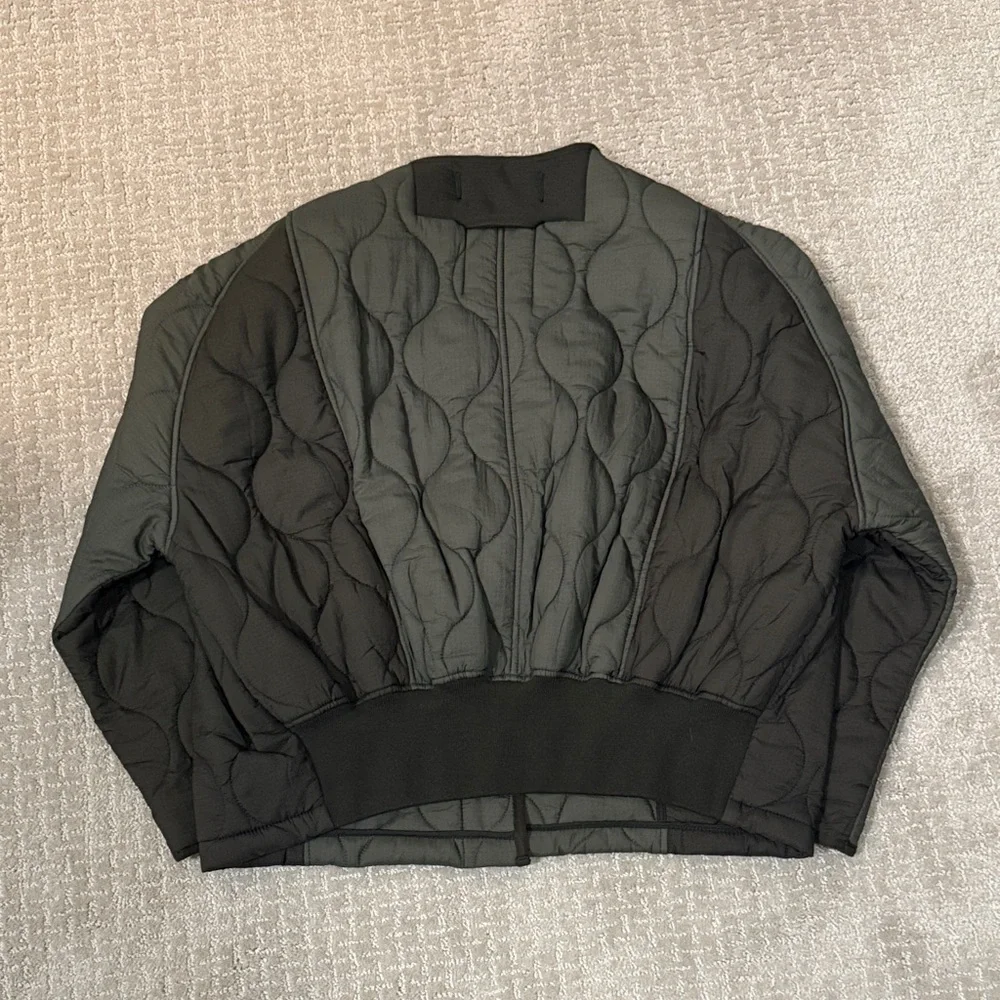 Zara Quilted Green Jacket - Picture 5 of 7